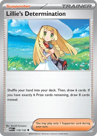119/132 Lillie's Determination - Uncommon Reverse Holo