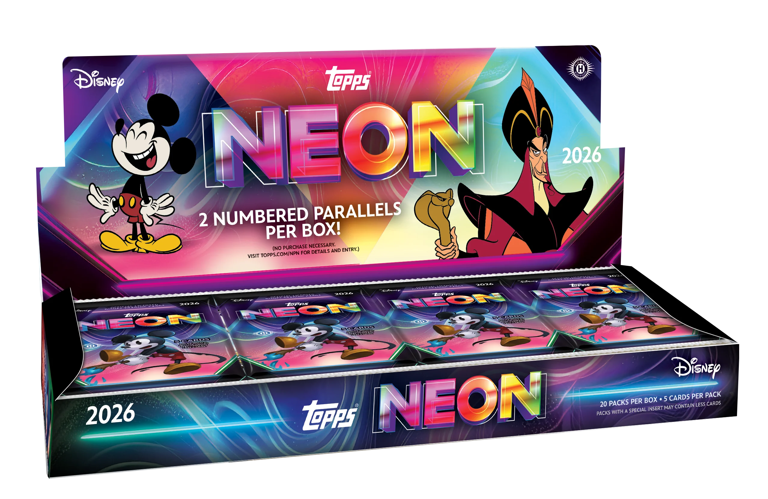 2026 Topps Disney Neon - Hobby Box