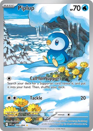 098/094 Piplup - Illustration Rare
