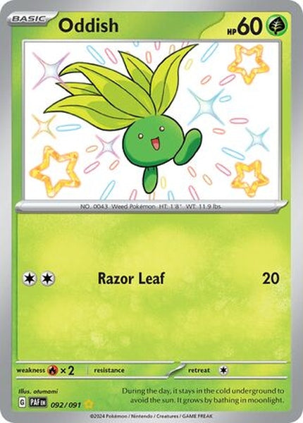 092/091 Oddish - Shiny Rare