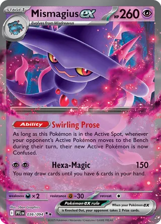 036/094 Mismagius ex - Double Rare
