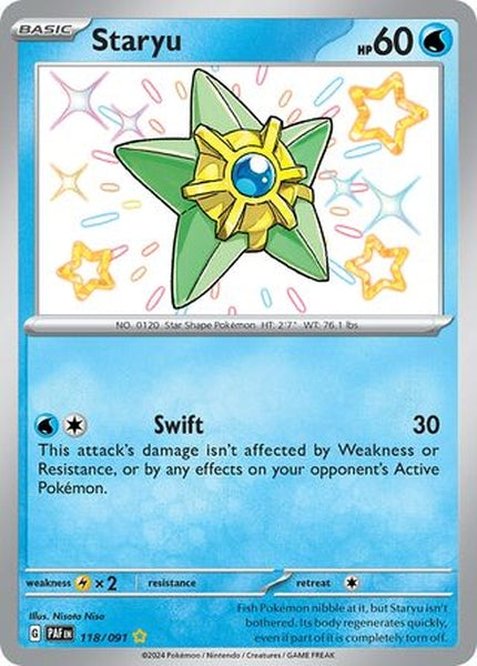 118/091 Staryu - Shiny Rare