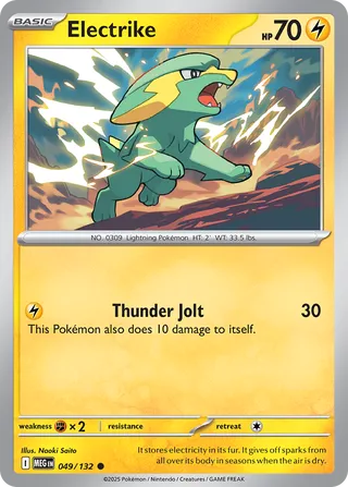049/132 Electrike - Common Reverse Holo
