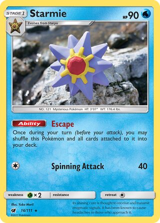016/111 Starmie - Rare