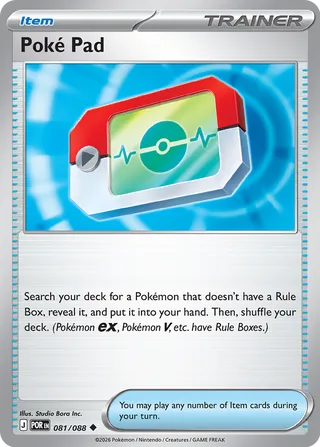 081/088 Pok√© Pad - Uncommon