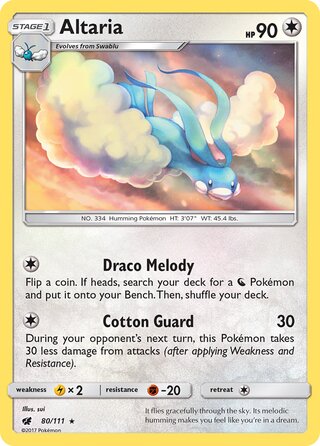080/111 Altaria - Rare