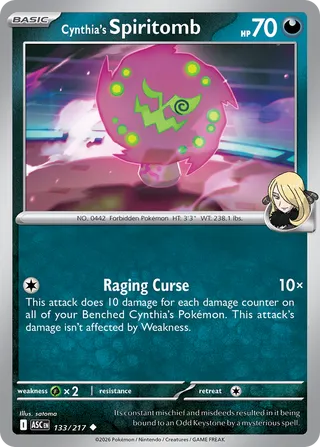 133/217 Cynthia's Spiritomb - Uncommon