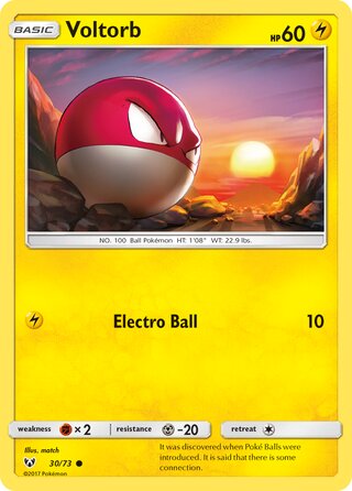 30/73 Voltorb - Common