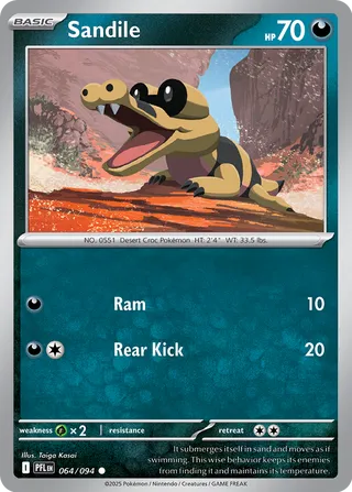 064/094 Sandile - Common Reverse Holo