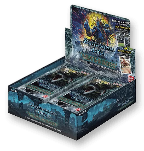 Battle Spirits Saga Card Game Set 03 Aquatic Invaders Booster Box