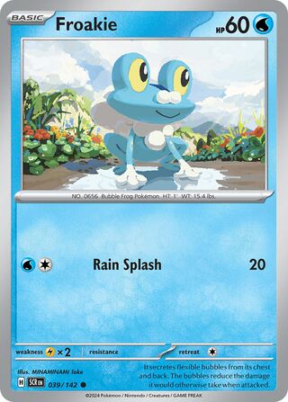 039/142 Froakie - Common Reverse Holo