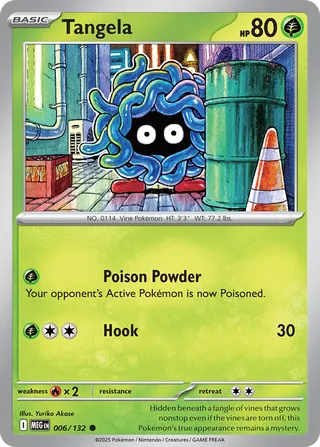 006/132 Tangela - Common Reverse Holo