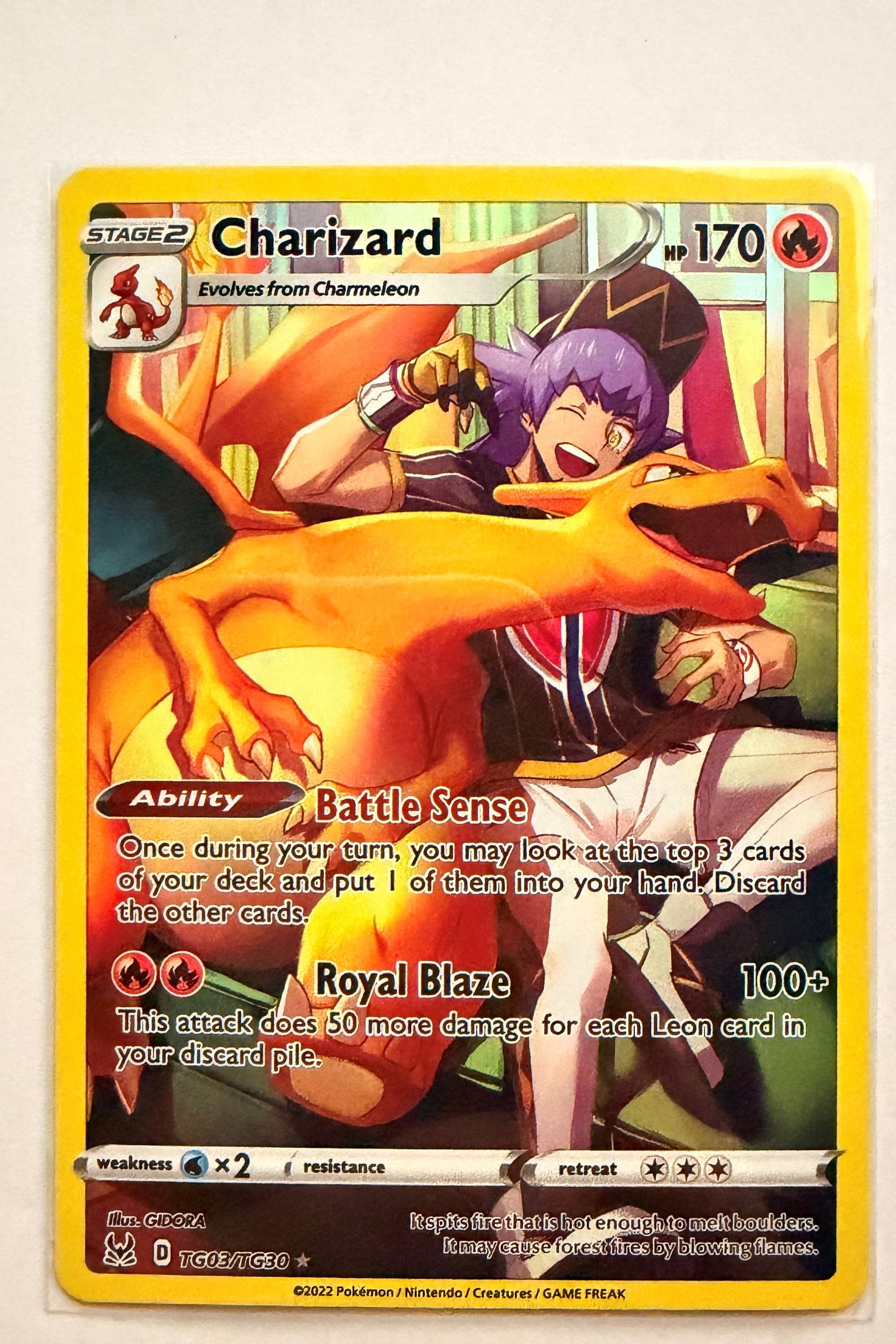 Charizard TG03/TG30 Lost Origin NM