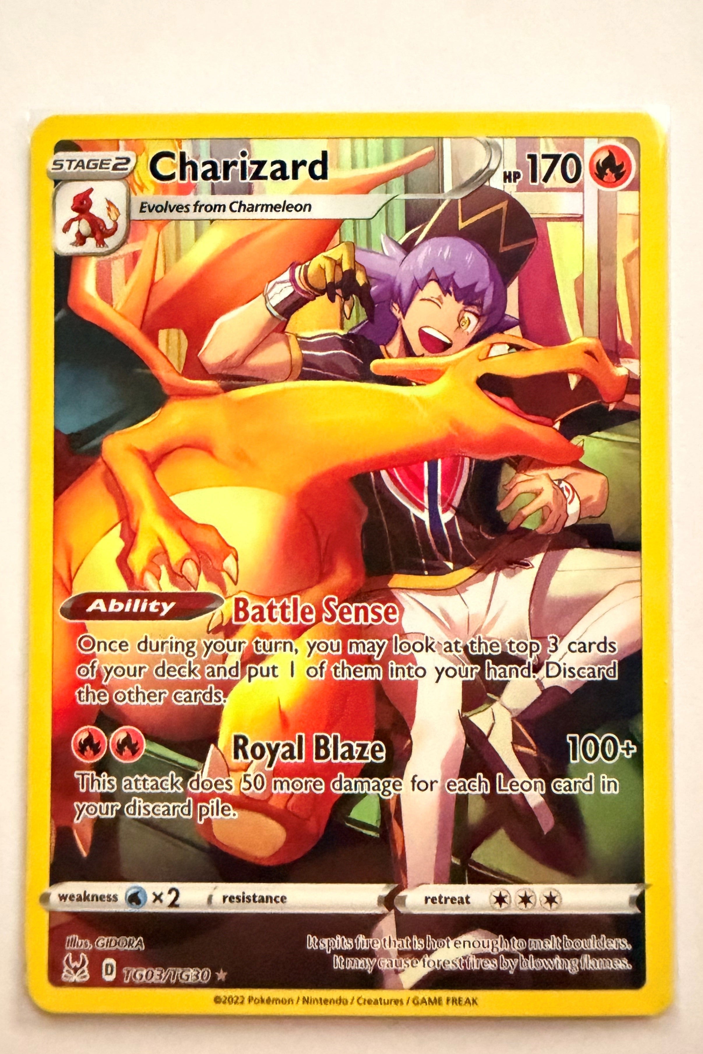 Charizard TG03/TG30 Lost Origin NM