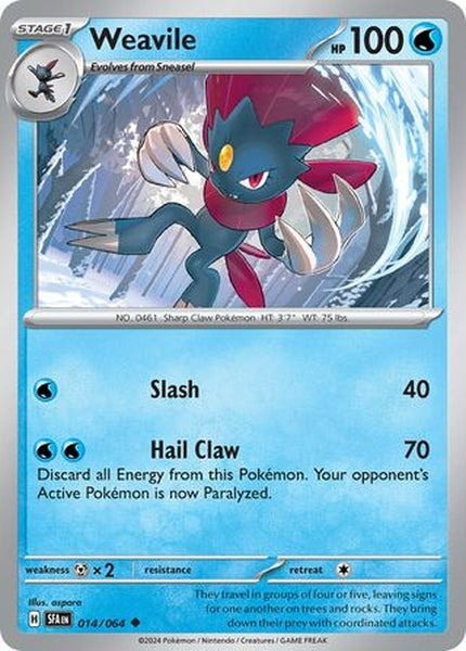 014/064  Weavile - Uncommon Reverse Holo