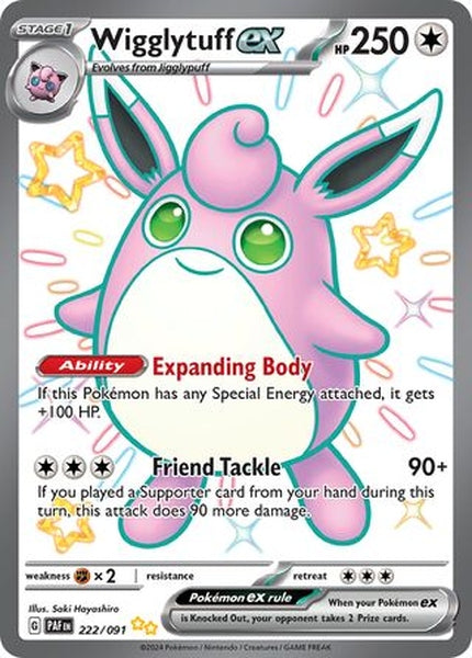 222/091 Wigglytuff ex - Shiny Ultra Rare