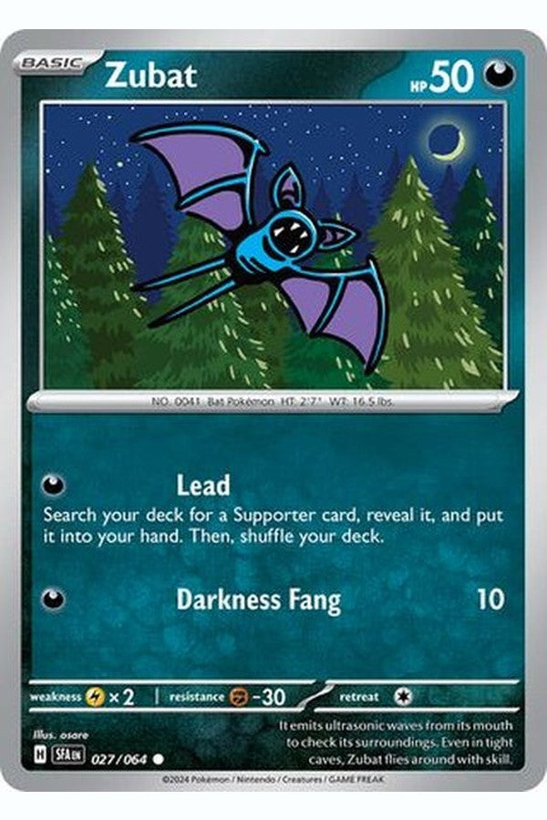 027/064  Zubat - Common Reverse Holo