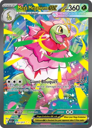 272/217 Mega Meganium ex - Special Illustration Rare