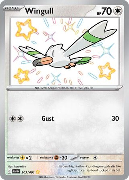 203/091 Wingull - Shiny Rare