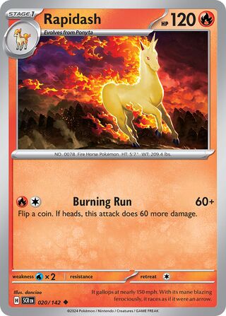 020/142 Rapidash - Uncommon