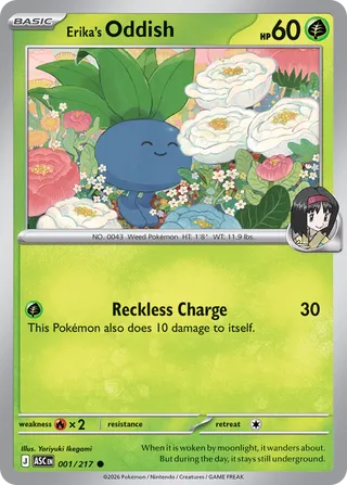 001/217 Erika's Oddish - Common