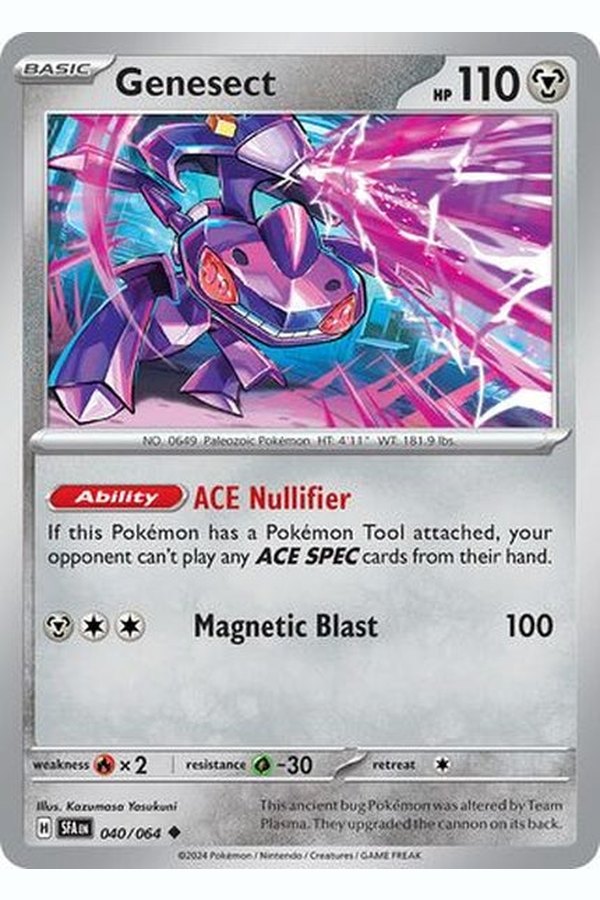 040/064  Genesect - Uncommon Reverse Holo