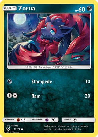 52/73 Zorua - Common