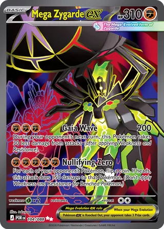 104/088 Mega Zygarde ex - Ultra Rare