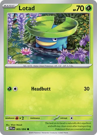 005/094 Lotad - Common Reverse Holo