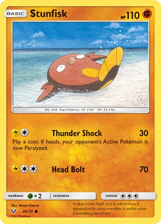 46/73 Stunfisk - Common Reverse Holo