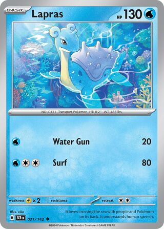 031/142 Lapras - Uncommon