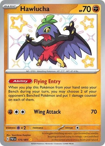 175/091 Hawlucha - Shiny Rare