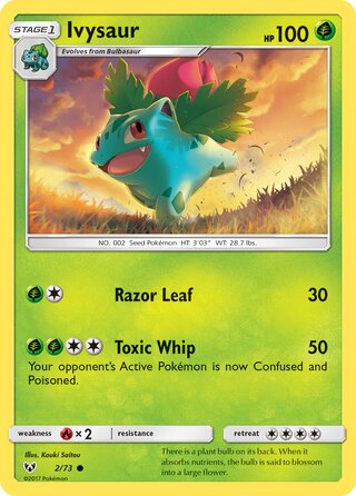 02/73 Ivysaur - Common