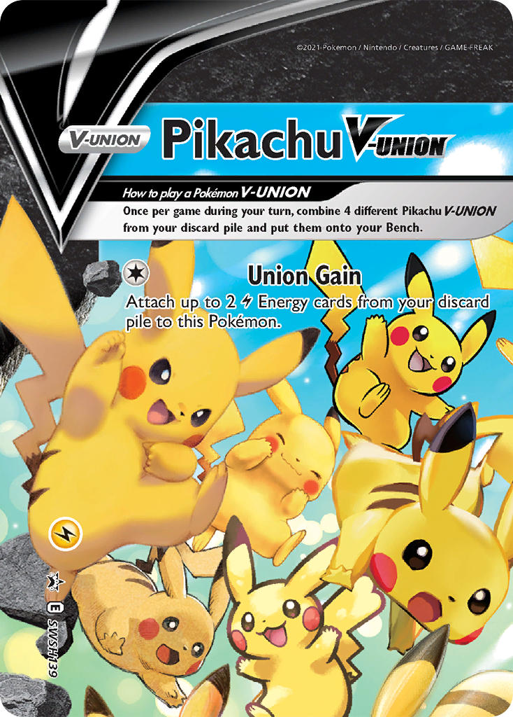 Pikachu V-UNION Set - SWSH139 SWSH140 SWSH141 SWSH142 - Pokemon Celebrations