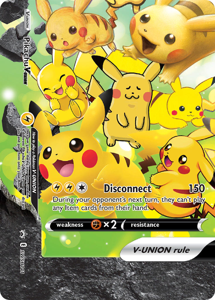 Pikachu V-UNION Set - SWSH139 SWSH140 SWSH141 SWSH142 - Pokemon Celebrations