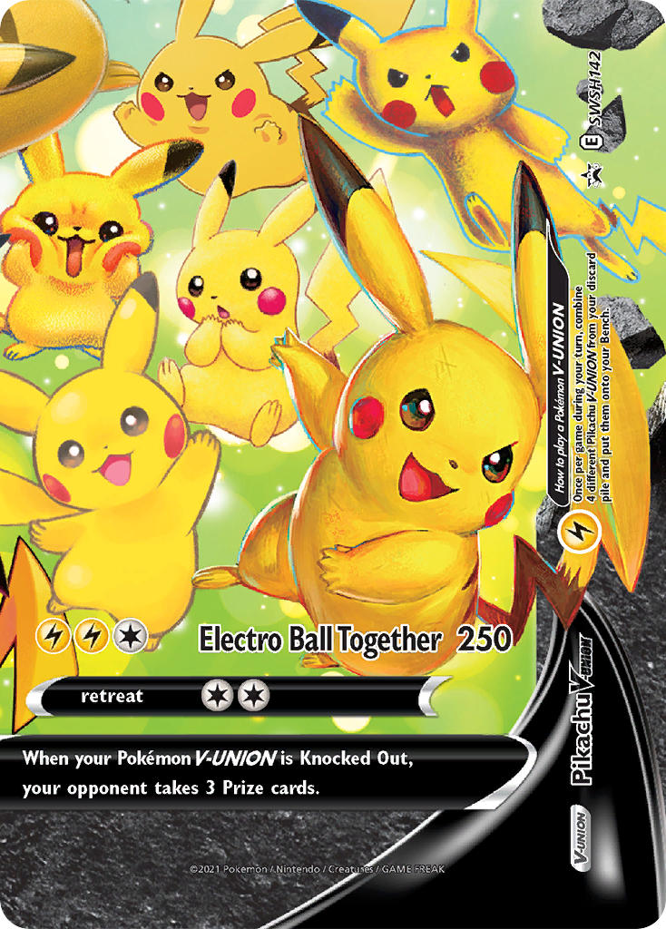 Pikachu V-UNION Set - SWSH139 SWSH140 SWSH141 SWSH142 - Pokemon Celebrations