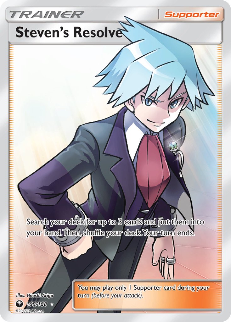 165 / 168 Steven's Resolve Full Art