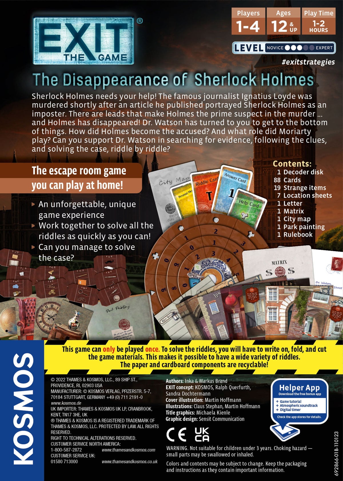 Exit The Game: The Disappearance of Sherlock Holmes