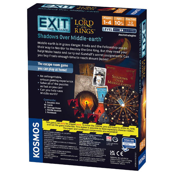 Exit The Game: The Lord of the Rings