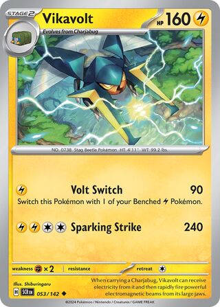 053/142 Vikavolt - Uncommon Reverse Holo