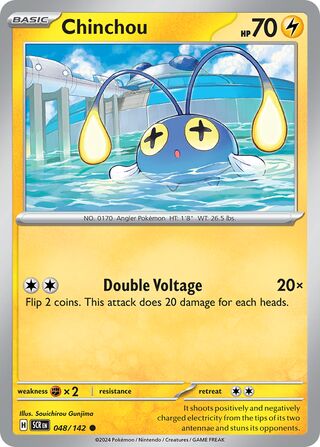 048/142 Chinchou - Common Reverse Holo