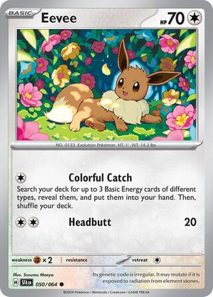 050/064  Eevee - Common Reverse Holo