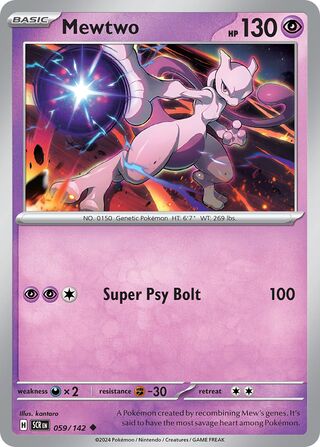 059/142 Mewtwo - Uncommon Reverse Holo