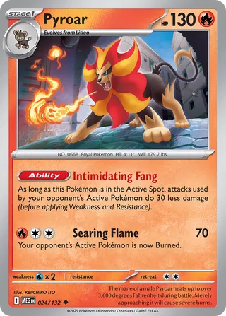 024/132 Pyroar - Uncommon