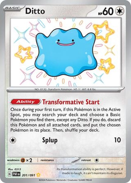 201/091 Ditto - Shiny Rare