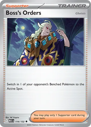 114/132 Boss's Orders - Uncommon Reverse Holo