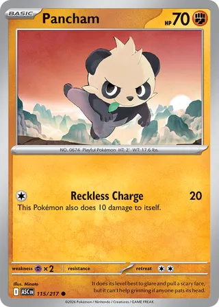 115/217 Pancham - Common Reverse Holo