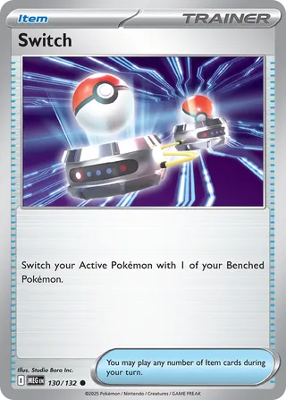 130/132 Switch - Common Reverse Holo