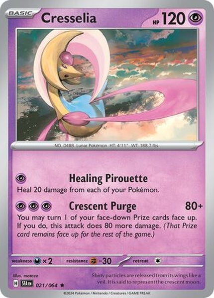 021/064  Cresselia - Rare Reverse Holo