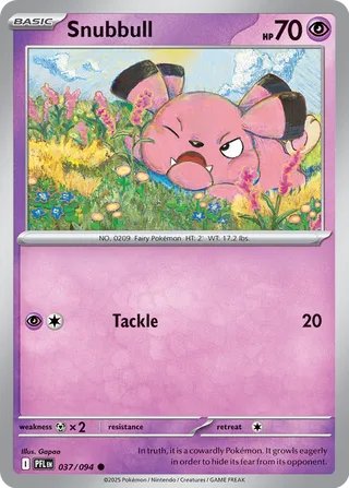 037/094 Snubbull - Common Reverse Holo